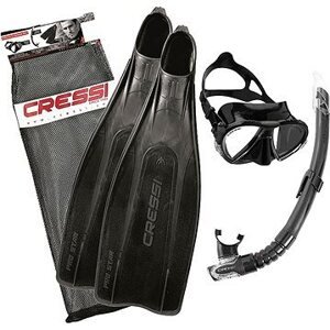 Potápačská súprava Cressi set Pro Star Bag, 41/42