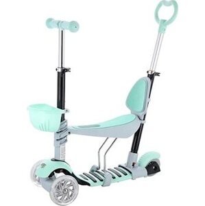 Werk Mini Scooter 3 v 1 so svietiacimi LED kolesami, mätová