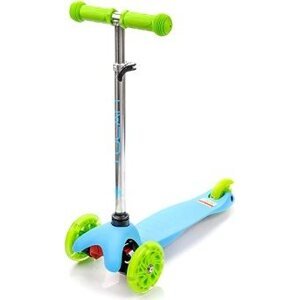 MTR MINI SCOOTER se svítícími kolečky, BLUE/GREEN